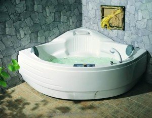 Ванна с гидро и аэромассажем акриловая угловая Appollo 150х150х71 АТ-2114
