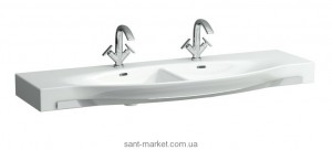 Раковина для ванной подвесная двойная с вешалкой Laufen коллекция Palace белая H8147060001041