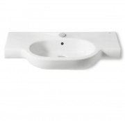 Раковина для ванной подвесная умывальник-столешница Roca коллекция Meridian-N белая A32724D000