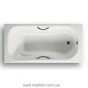 ROCA Malibu Ванна1600х750 мм вбудовані підлокітники металеві ручки A231070001