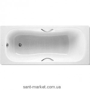 Ванна сталева вбудована Roca Princess-N 170х75 з металевими ручками A220270001