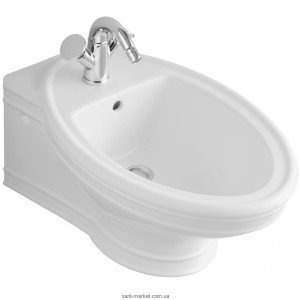 Биде подвесное Villeroy&Boch коллекция Amadea 65х39х41 с переливом 7E86.B0.R1