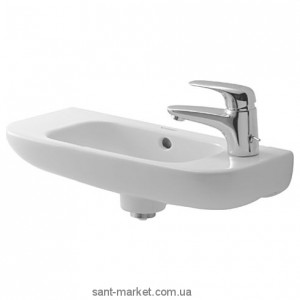 Раковина для ванной подвесная Duravit коллекция D-Code белая 07065000082