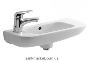 Раковина для ванной подвесная Duravit коллекция D-Code белая 07065000092