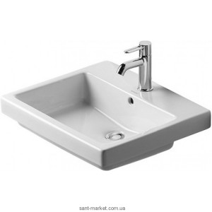 Раковина для ванной встраиваемая Duravit коллекция Vero белая 031555000