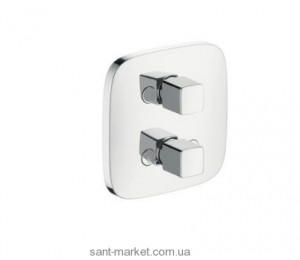 Hansgrohe Pura Vida Запорный/переключающий вентиль  хром\белый 15777400