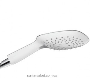 Душова лійка Hansgrohe колекція Raindance Select E хром / білий 26550400