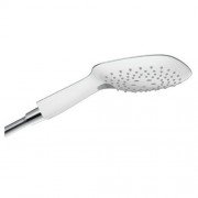 Душова лійка Hansgrohe колекція Raindance Select E EcoSmart хром / білий 26551400