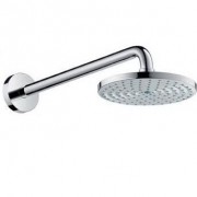 Верхній душ з тропічним душем Hansgrohe колекція Raindance AIR EcoSmart хром 27461000