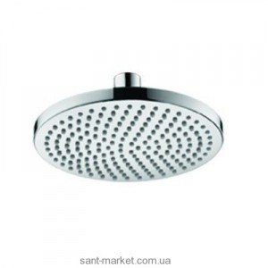 Лейка для верхнього душа з тропічним душем Hansgrohe колекція Croma EcoSmart хром 28450000