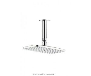 Верхній душ з тропічним душем Hansgrohe колекція Raindance E AIR EcoSmart хром 27383000