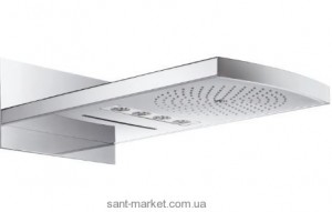 Верхній душ з тропічним і каскадним душем Hansgrohe колекція Raindance Rainfall хром 28410000