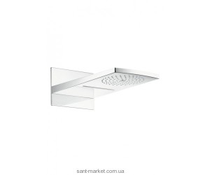 Верхній душ з тропічним душем Hansgrohe колекція Raindance Rainfall хром / білий 28433400