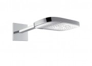 Верхній душ з тропічним душем Hansgrohe колекція Raindance Select E хром / білий 26468400
