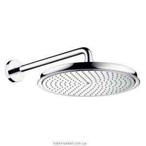 Верхний душ с тропическим душем Hansgrohe коллекция Raindance Classic AIR хром 27430000