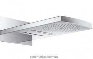 Верхний душ с тропическим и каскадным душем Hansgrohe коллекция Raindance Rainfall хром 28410000