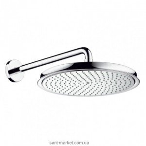 Верхний душ с тропическим душем Hansgrohe коллекция Raindance Classic AIR никель 27430820