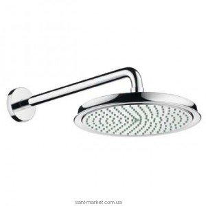 Верхний душ с тропическим душем Hansgrohe коллекция Raindance Classic AIR никель 27424820