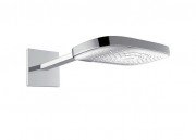 Верхний душ с тропическим душем Hansgrohe коллекция Raindance Select E хром/белый 26468400