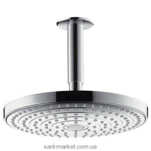 Верхній душ з тропічним душем Hansgrohe колекція Raindance Select S EcoSmart хром 26469000