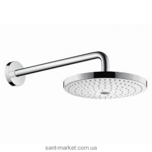 Верхний душ с тропическим душем Hansgrohe коллекция Raindance Select S EcoSmart хром 26470000