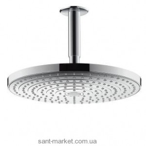 Верхний душ с тропическим душем Hansgrohe коллекция Raindance Select S хром/белый 27337400