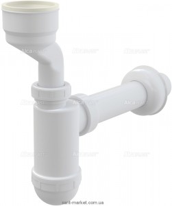 AlcaPlast Сифон для пісуара з манжетою A45A