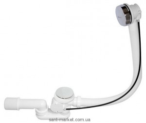 AlcaPlast Сифон для ванни автомат комплект метал A55K-80