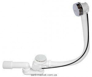 AlcaPlast Сифон для ванны автомат комплект метал A55K-80