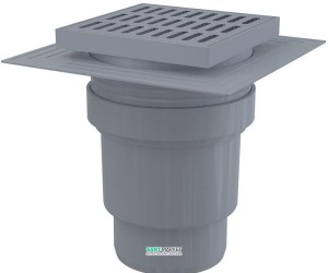 Cливной трап для душа AlcaPlast мокрый затвор прямой выпуск 150х150 APV11