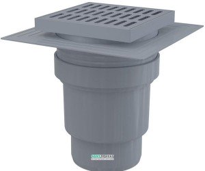 Cливной трап для душа AlcaPlast мокрый затвор прямой выпуск 150х150 APV11