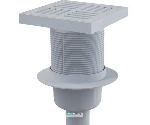 Зливний трап для душу AlcaPlast мокрий затвор бічній випуск 150х150 APV6211