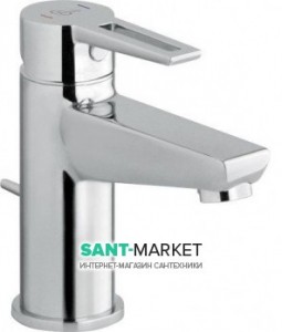 Смеситель для раковины однорычажный с донным клапаном Alpi SPA коллекция City  хром CI61376CR