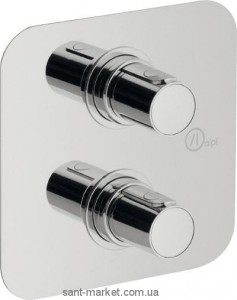 Смеситель с термостатом скрытый (встраиваемый) Alpi SPA коллекция Glam хром GL62163