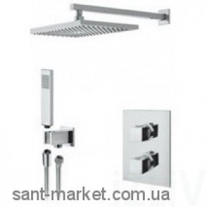 Alpi Shower Set верхній душ ручний душ і термостатичний змішувач внутрішнього монтажу AM641163