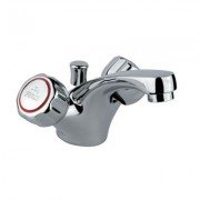 Змішувач для раковини двухвентильний з донним клапаном Fiore колекція Astro хром 14 0124 01