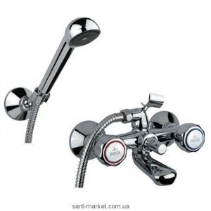 Змішувач двохвентильний для ванни з душем Fiore колекція Astro хром 14F106SG