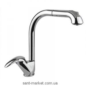 Смеситель для кухни с выдвижной лейкой Fiore Nexus однорычажный 43 CR 4399