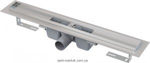 Жолоб водостічний AlcaPlast з сифоном і опорами комбінований затвор APZ1-550