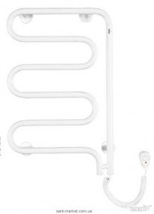 Электрический полотенцесушитель Instal-projekt Stick Electro 400х625х55 змейка белый SPIE-40/60RC35