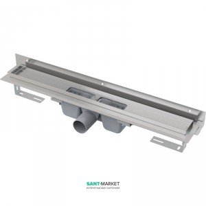 Желоб водосточный AlcaPlast боковой выпуск комбинированный затвор регулируемая высота APZ4-850