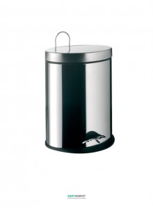 Відро для сміття Emco System 2 30х23.6х23 з кришкою хром 3553 000 04