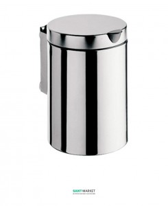 Ведро для мусора Emco System 2 24.7х16.6х21 с крышкой хром 3553 001 00