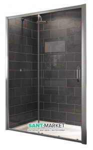 Душевая дверь в нишу Huppe Х1 стеклянная раздвижная 120х190 140402.069.321  