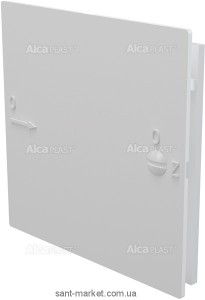 AlcaPlast Дверцята для ванної під плитку 150x150 біла AVD001
