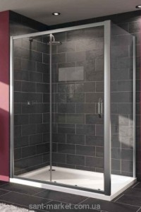 Душові двері в нішу Huppe Х1 скляна розсувна 140х190 140404.069.321