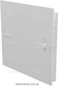 AlcaPlast Дверцята для ванної під плитку 150x150 біла AVD001