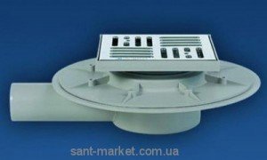 Зливний трап для душу SANIT з сухим затвором бічній випуск 150х150 40.039.00.0000