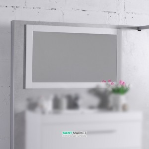 Дзеркало Буль-Буль M1 1200х20х700 білий M1 (ЗР-1)