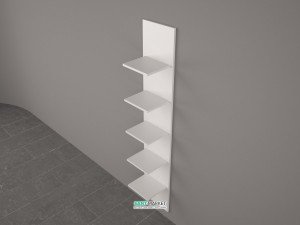 Пенал подвесной Буль-Буль Step comfort 305x235х1670 белый SC (ПSC)